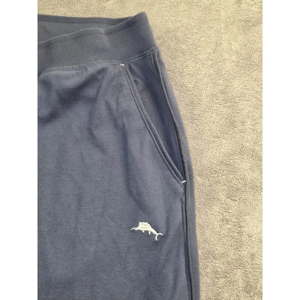 Tommy Bahama Mens Size M Navy Blue Lounge Pants Joggers ZTB97769 Stretch Z2-89